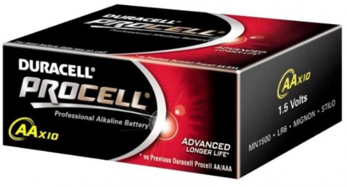 Батарея Duracell Procell LR6-10BL MN1500 AA (10шт) фото 2