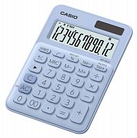Калькулятор настольный Casio MS-20UC-LB-S-EC светло-голубой 12-разр.