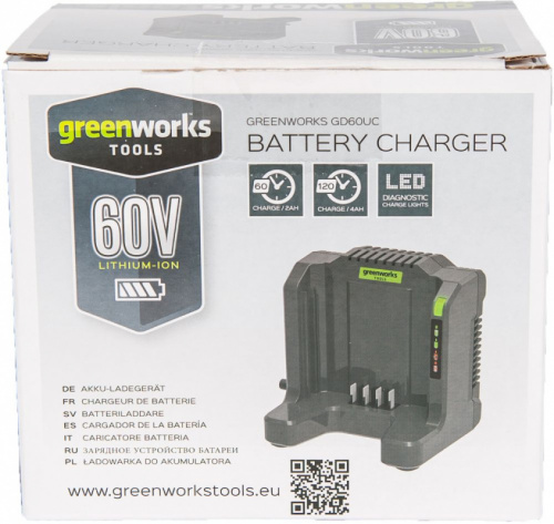 Зарядное устройство Greenworks G60UC (2918507) фото 6