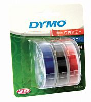 Картридж ленточный Dymo Omega S0847750 белый/синий/черный/красный набор тройная упак. для Dymo