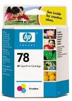 Картридж струйный HP 78 C6578D многоцветный для HP DJ 9xxC/DJ3820/6122/6127/PS1xxx