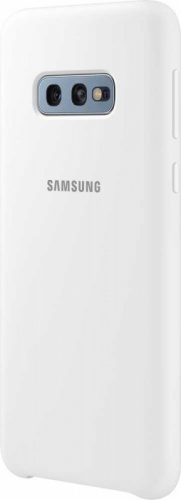 Чехол (клип-кейс) Samsung для Samsung Galaxy S10e Silicone Cover белый (EF-PG970TWEGRU) фото 2