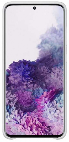 Чехол (клип-кейс) Samsung для Samsung Galaxy S20 Leather Cover серебристый (EF-VG980LSEGRU) фото 3