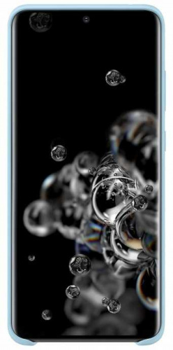 Чехол (клип-кейс) Samsung для Samsung Galaxy S20 Ultra Silicone Cover голубой (EF-PG988TLEGRU) фото 2