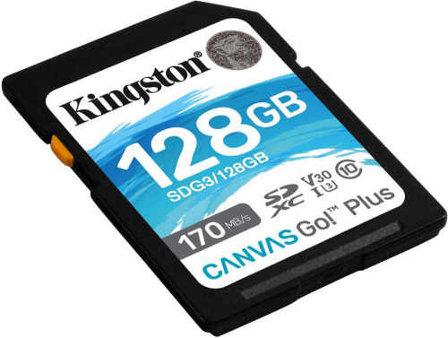 Флеш карта SDXC 128GB Kingston SDG3/128GB Canvas Go! Plus w/o adapter фото 2