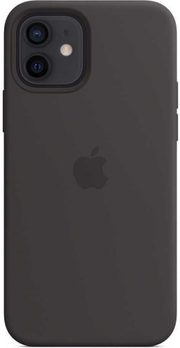 Чехол (клип-кейс) Apple для Apple iPhone 12/12 Pro Silicone Case with MagSafe черный (MHL73ZE/A) фото 9