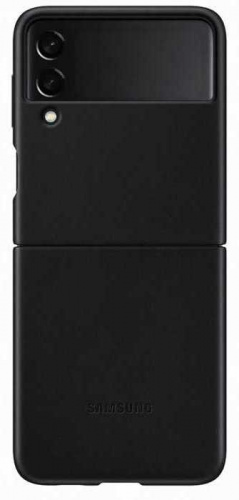 Чехол (клип-кейс) Samsung для Samsung Galaxy Z Flip3 Leather Cover черный (EF-VF711LBEGRU) фото 4