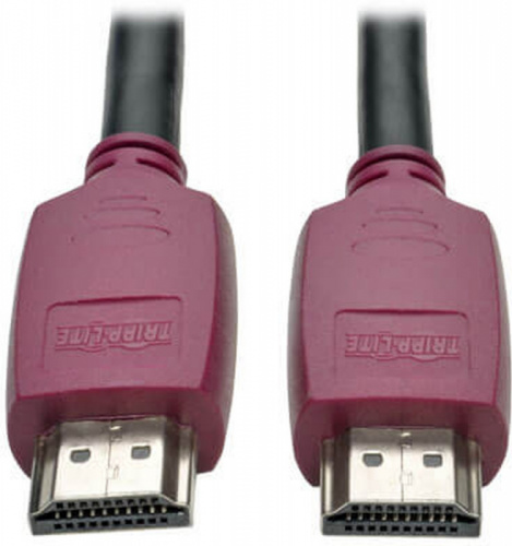 Кабель аудио-видео Tripplite HDMI (m)/HDMI (m) 3м. Позолоченные контакты черный (P569-010-CERT) фото 2