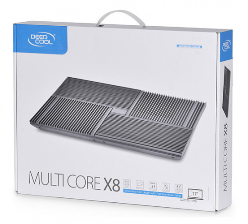 Подставка для ноутбука Deepcool Multi Core X8 (MULTI COREX8) 17"381x268x29мм 23дБ 2xUSB 4x 1290г фото 8