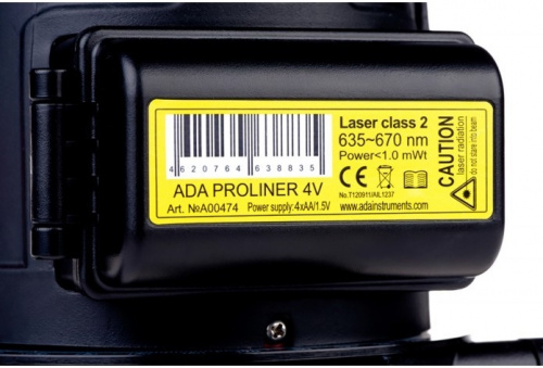 Лазерный уровень Ada PROLiner 4V фото 2