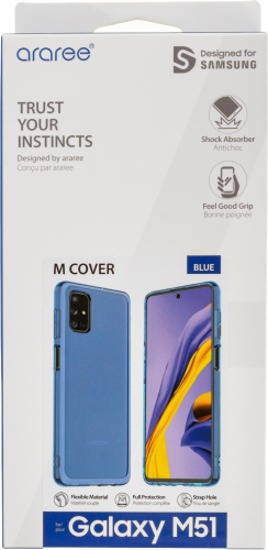 Чехол (клип-кейс) Samsung для Samsung Galaxy M51 araree M cover синий (GP-FPM515KDALR) фото 8