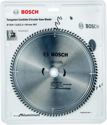 Диск пильный по алюм. Bosch 2608644395 d=254мм d(посад.)=30мм (циркулярные пилы) фото 3