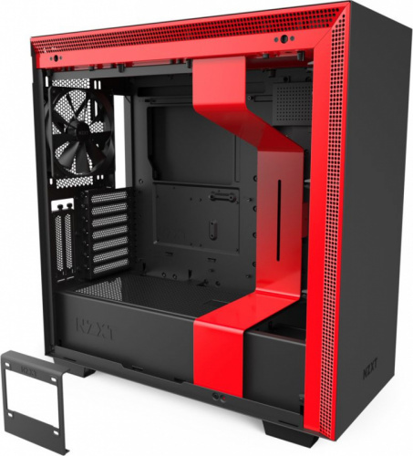 Корпус NZXT H710i CA-H710i-BR черный/красный без БП E-ATX 3x120mm 2xUSB3.0 1xUSB3.1 audio bott PSU фото 10