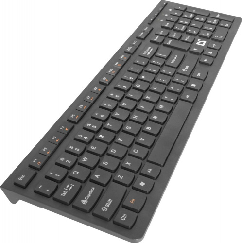 Клавиатура + мышь Defender Columbia C-775 клав:черный мышь:черный USB беспроводная фото 6