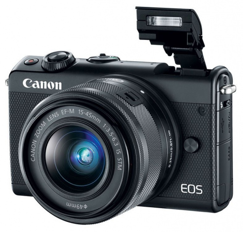 Фотоаппарат Canon EOS M100 черный 24.2Mpix 3" 1080p WiFi 15-45 IS STM LP-E12 фото 8