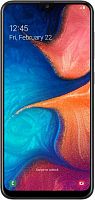Смартфон Samsung SM-A205F Galaxy A20 32Gb 3Gb черный моноблок 3G 4G 2Sim 6.4" 720x1560 Android 9 13Mpix 802.11 b/g/n NFC GPS GSM900/1800 GSM1900 TouchSc MP3 microSD max512Gb