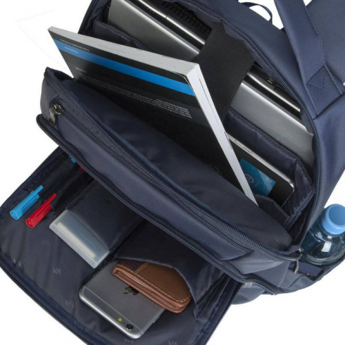 Рюкзак для ноутбука 15.6" Riva 8262 синий полиэстер фото 3