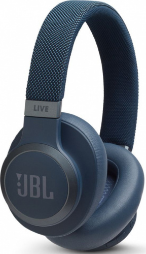 Гарнитура накладные JBL Live 650BTNC 1.2м синий беспроводные bluetooth в ушной раковине (JBLLIVE650BTNCBLU) фото 6