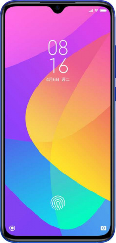 Смартфон Xiaomi Mi 9 Lite 128Gb 6Gb синий аврора моноблок 3G 4G 2Sim 6.39" 1080x2340 Android 9.0 48Mpix 802.11 a/b/g/n/ac NFC GPS GSM900/1800 GSM1900 MP3 FM A-GPS microSD max256Gb