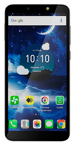 Смартфон Haier Infinity I8 32Gb 3Gb черный моноблок 3G 4G 2Sim 5.7" 720x1440 Android 7.0 13Mpix 802.11 a/b/g/n/ac GPS GSM1900 TouchSc MP3 FM A-GPS microSD max128Gb