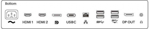 Монитор Philips 32" 329P9H/00 черный IPS LED 16:9 HDMI M/M Cam матовая HAS Pivot 1300:1 350cd 178гр/178гр 3840x2160 DisplayPort USB 10.63кг фото 5