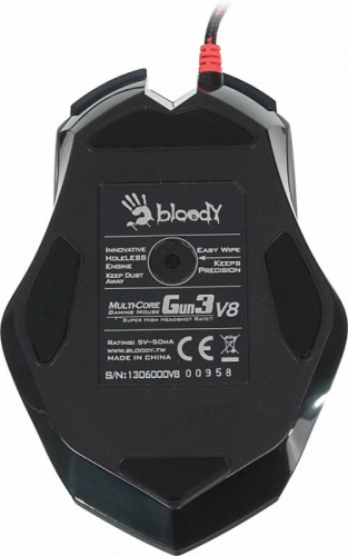 Мышь A4Tech Bloody V8 черный оптическая (3200dpi) USB3.0 (8but) фото 8