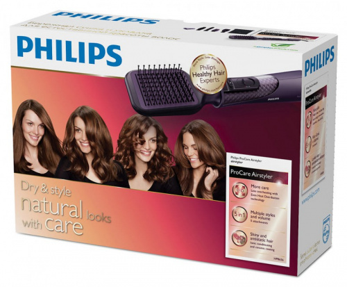 Фен-щетка Philips HP8656/00 1000Вт фиолетовый фото 2