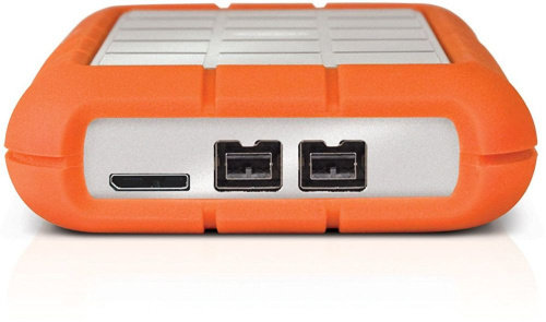 Жесткий диск Lacie USB 3.0 1Tb STEU1000400 Rugged Triple 2.5" оранжевый FireWire 800 фото 2
