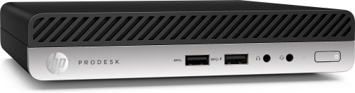 ПК HP ProDesk 405 G4 DM Ath Pro 200GE (3.2)/4Gb/500Gb 7.2k/Vega 3/Free DOS/GbitEth/WiFi/BT/65W/клавиатура/мышь/черный