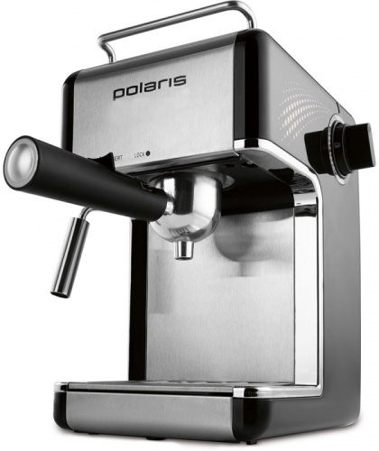 Кофеварка эспрессо Polaris PCM 4010A 800Вт черный фото 3