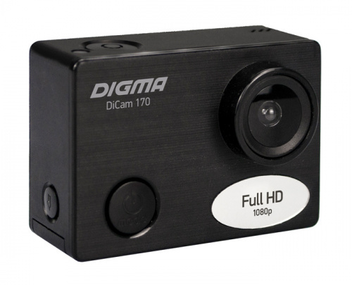 Экшн-камера Digma DiCam 170 черный фото 4