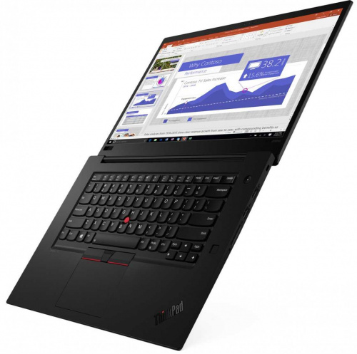 Ноутбук Lenovo ThinkPad X1 Extreme G3 T Core i7 10750H 16Gb SSD512Gb NVIDIA GeForce GTX 1650 Ti MAX Q 4Gb 15.6" UHD Windows 10 4G Professional 64 black WiFi BT Cam фото 3