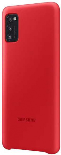 Чехол (клип-кейс) Samsung для Samsung Galaxy A41 Silicone Cover красный (EF-PA415TREGRU) фото 2