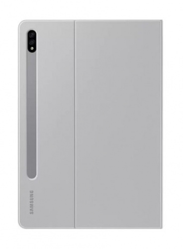 Чехол Samsung для Samsung Galaxy Tab S7 Book Cover полиуретан светло-серый (EF-BT630PJEGRU) фото 4