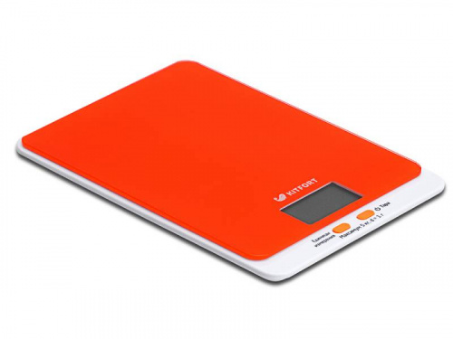 Весы кухонные электронные Kitfort KT-803-5 макс.вес:5кг оранжевый фото 2