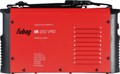 Сварочный аппарат Fubag IR 200 VRD инвертор ММА DC 8.6кВт фото 4