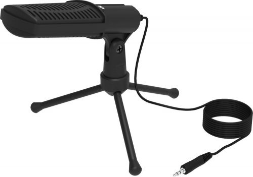 Микрофон проводной Ritmix RDM-125 1.8м черный фото 3