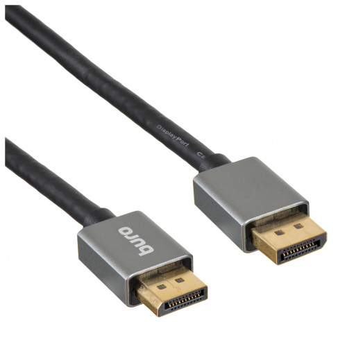 Кабель аудио-видео Buro DisplayPort (m)/DisplayPort (m) 1.5м. позолоч.конт. черный (BHP-DPP-1.4-1.5G) фото 3