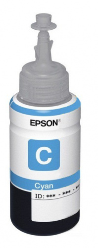 Картридж струйный Epson T6732 C13T67324A голубой (1900стр.) (70мл) для Epson L800