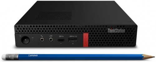 ПК Lenovo ThinkStation P330 tiny i7 9700T (2)/16Gb/SSD512Gb/P620 2Gb/Windows 10 Professional 64/GbitEth/WiFi/BT/135W/клавиатура/мышь/черный фото 2