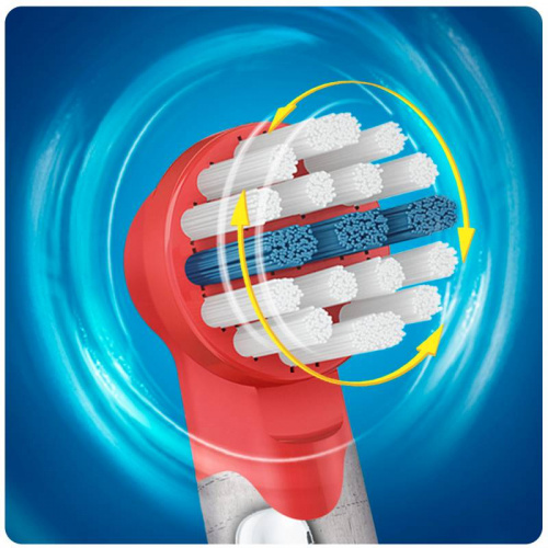 Зубная щетка электрическая Oral-B Stages Power StarWars красный/синий фото 5