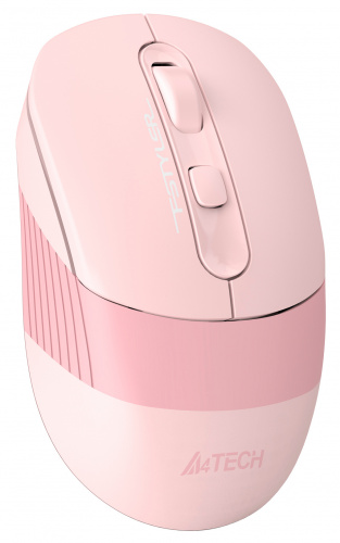 Мышь A4Tech Fstyler FB10C розовый оптическая (2000dpi) беспроводная BT/Radio USB (4but) фото 2