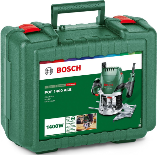 Фрезер Bosch POF 1400 ACE 1400Вт 28000об/мин макс.ход:55мм фото 2