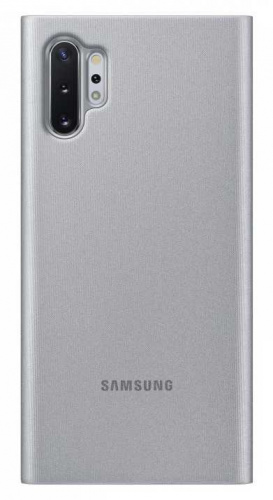 Чехол (флип-кейс) Samsung для Samsung Galaxy Note 10+ Clear View Cover серебристый (EF-ZN975CSEGRU)