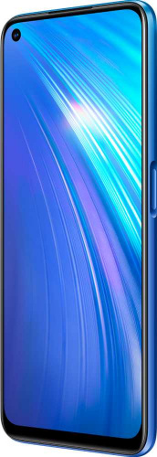Смартфон Realme RMX2001 6 128Gb 8Gb синий моноблок 3G 4G 2Sim 6.5" 1080x2400 Android 10 64Mpix 802.11 b/g/n NFC GPS GSM900/1800 GSM1900 MP3 A-GPS microSD фото 3