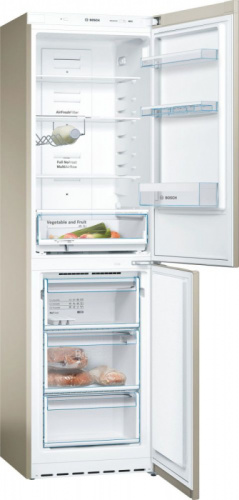 Холодильник Bosch KGN39VK16R бежевый (двухкамерный) фото 2