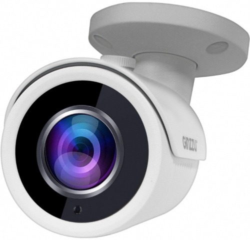 Видеокамера IP Ginzzu HIB-2032S 3.6-3.6мм цветная корп.:белый фото 2