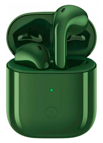 Гарнитура вкладыши Realme Buds Air Neo RMA205 зеленый беспроводные bluetooth в ушной раковине (4812541/4812161)