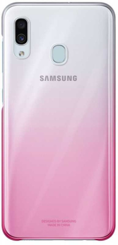 Чехол (клип-кейс) Samsung для Samsung Galaxy A30 Gradation Cover розовый (EF-AA305CPEGRU)