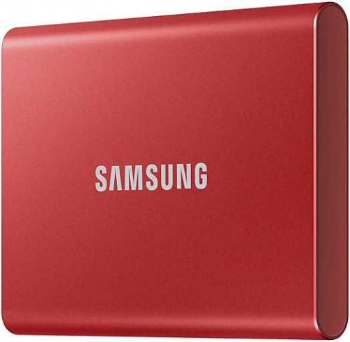 Накопитель SSD Samsung USB-C 1TB MU-PC1T0R/WW T7 1.8" красный фото 11